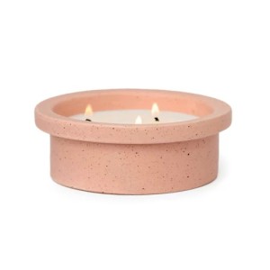 FO0501EU Folia Matte Speckled Ceramic Candle Paddywax 141g - Rose - Gardenia and Tonka